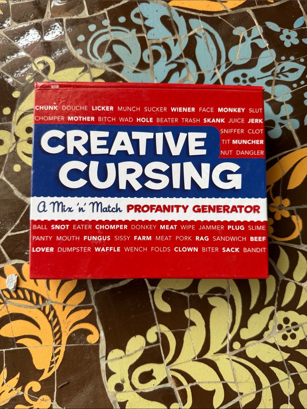 CREATIVE CURSING MIX & MATCH PROFANITY GENERATOR FLIP BOOK.